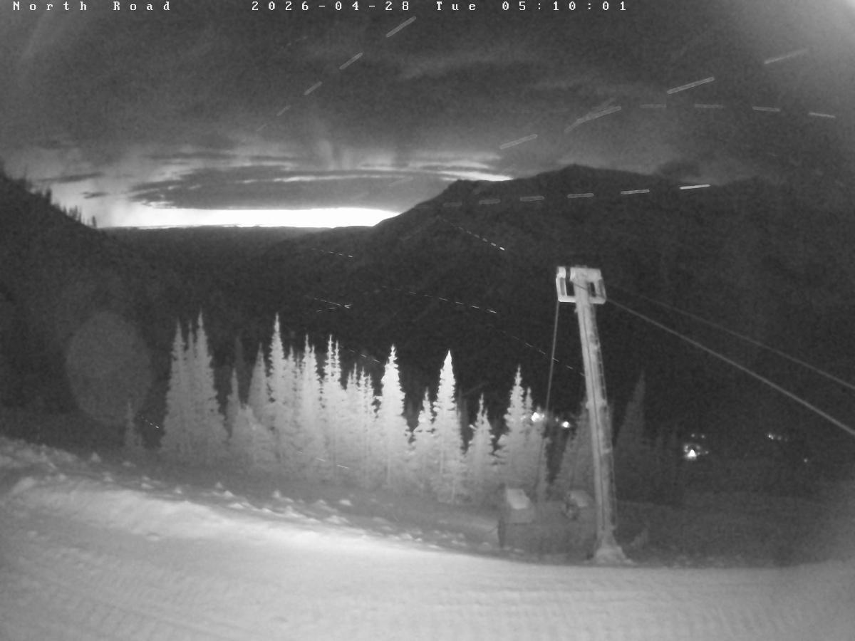 Webcam Castle Mountain: North Road