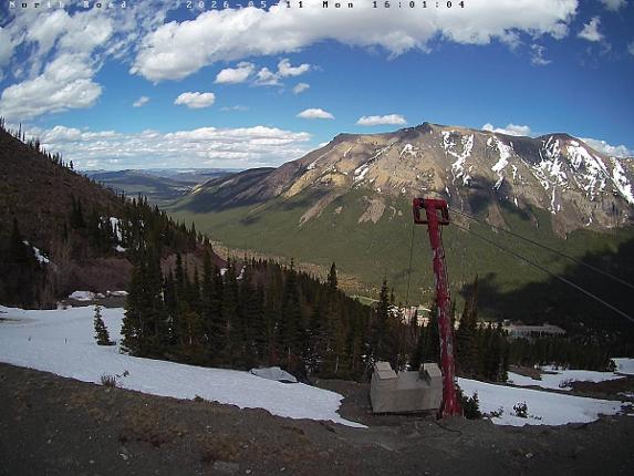 Webcam Castle Mountain: North Road