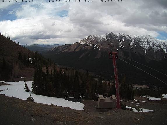 Webcam Castle Mountain: North Road