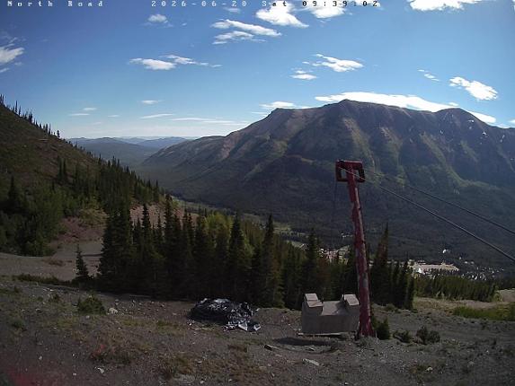 Webcam Castle Mountain: North Road