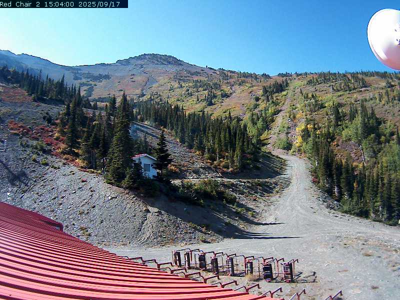 Webcam Castle Mountain: Red Chair Lift 2