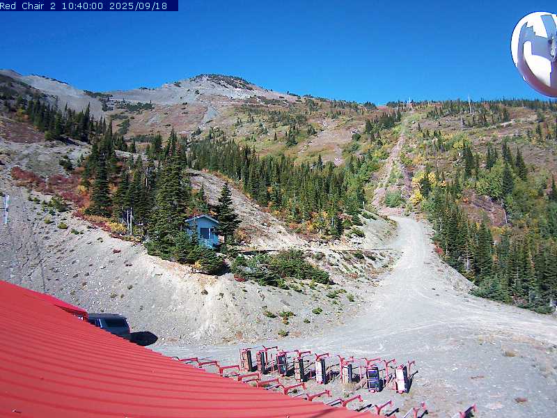 Webcam Castle Mountain: Red Chair Lift 2