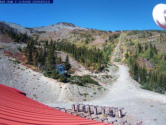 Webcam Castle Mountain: Red Chair Lift 2