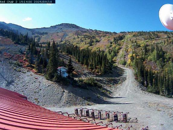 Webcam Castle Mountain: Red Chair Lift 2