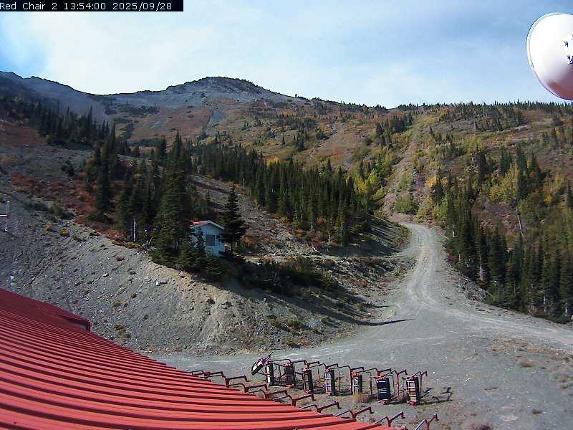 Webcam Castle Mountain: Red Chair Lift 2
