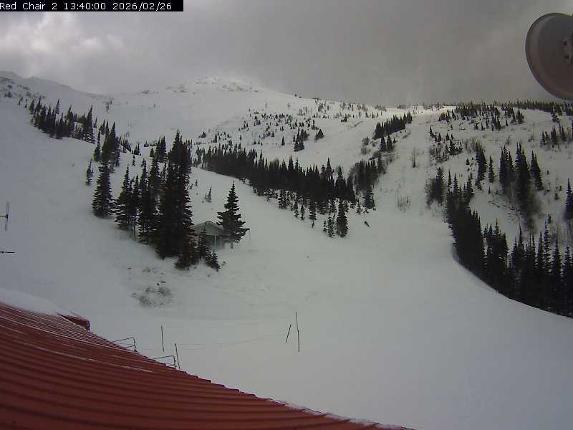 Webcam Castle Mountain: Red Chair Lift 2