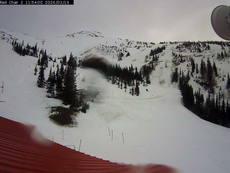 Webcam Castle Mountain: Red Chair Lift 2