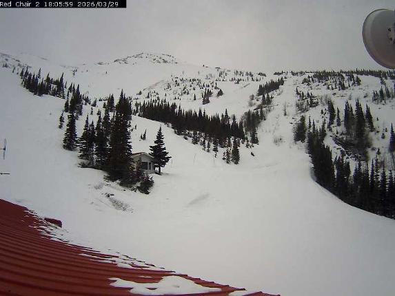 Webcam Castle Mountain: Red Chair Lift 2