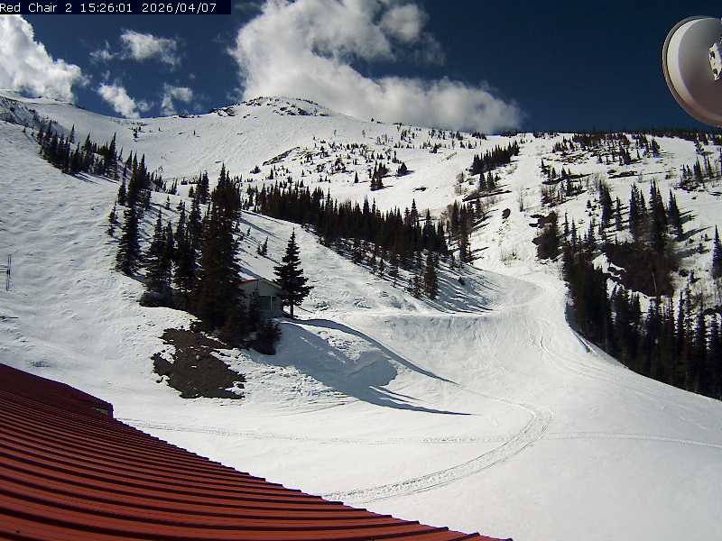 Webcam Castle Mountain: Red Chair Lift 2