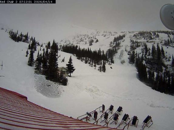 Webcam Castle Mountain: Red Chair Lift 2