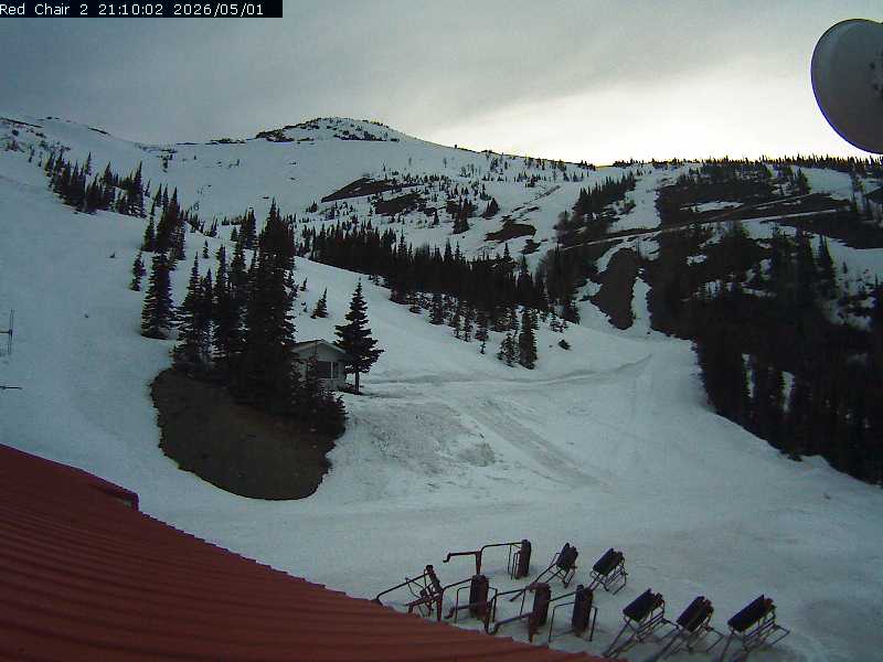 Webcam Castle Mountain: Red Chair Lift 2