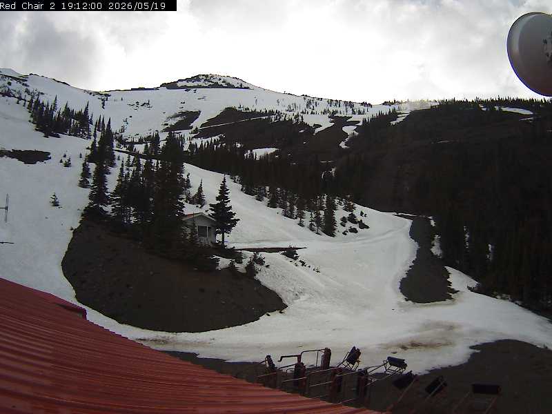 Webcam Castle Mountain: Red Chair Lift 2
