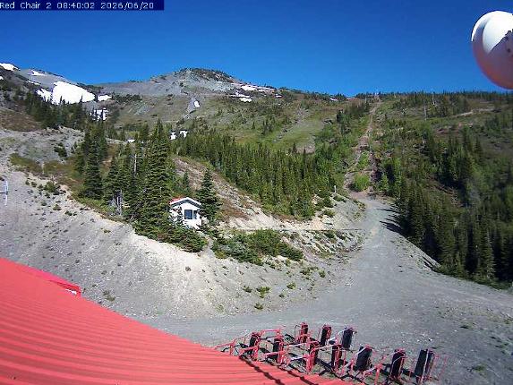 Webcam Castle Mountain: Red Chair Lift 2