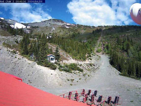 Webcam Castle Mountain: Red Chair Lift 2
