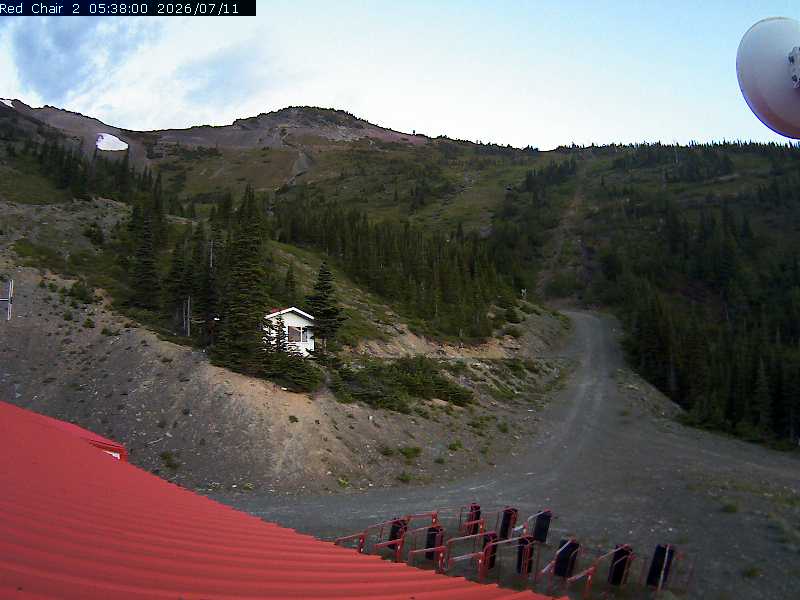 Webcam Castle Mountain: Red Chair Lift 2
