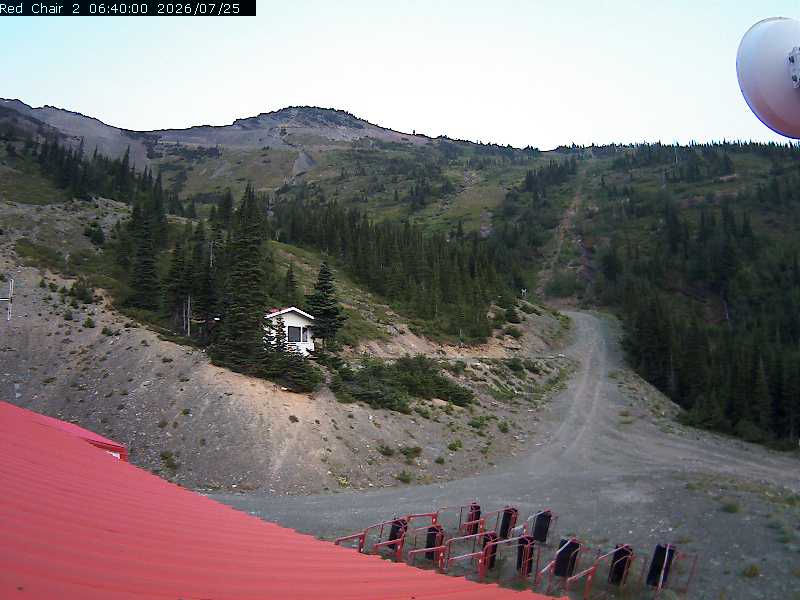 Webcam Castle Mountain: Red Chair Lift 2