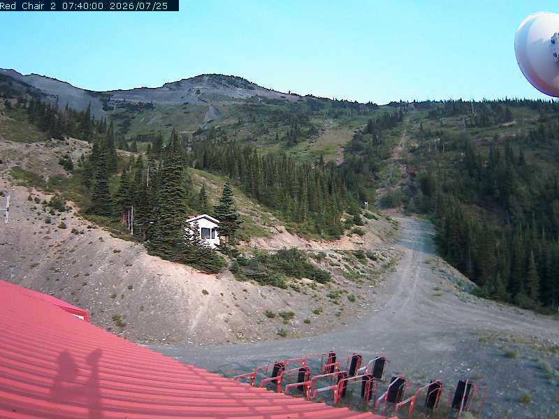 Webcam Castle Mountain: Red Chair Lift 2