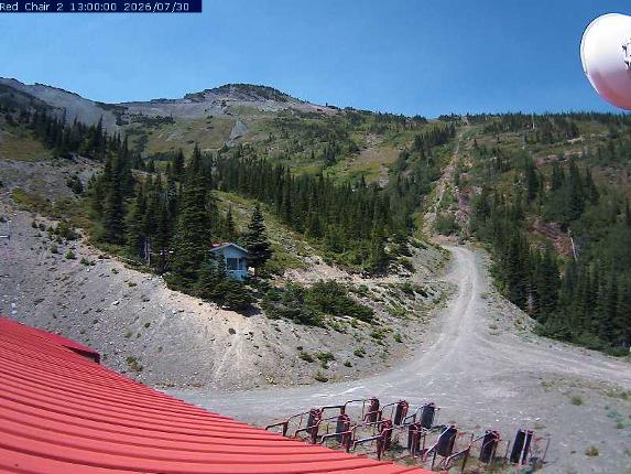 Webcam Castle Mountain: Red Chair Lift 2