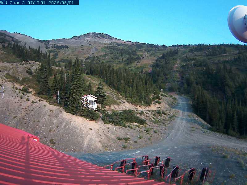 Webcam Castle Mountain: Red Chair Lift 2