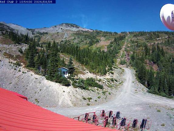 Webcam Castle Mountain: Red Chair Lift 2