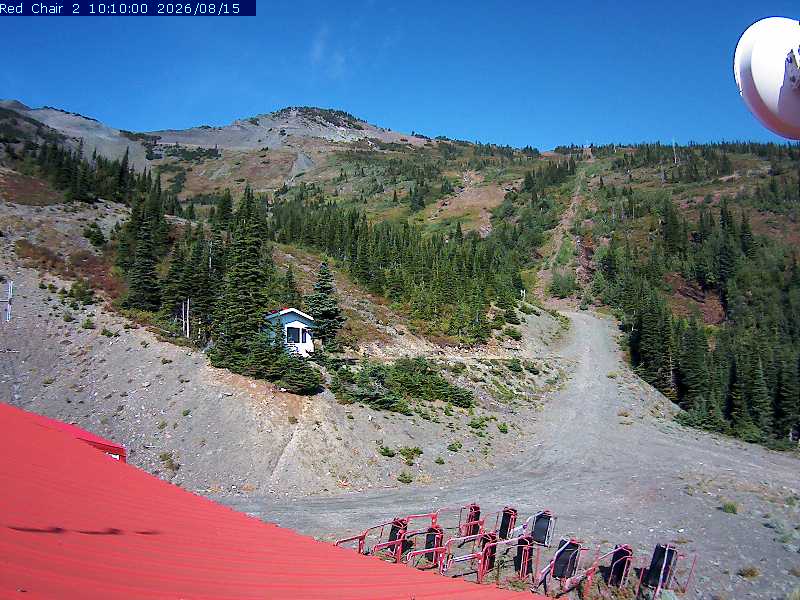 Webcam Castle Mountain: Red Chair Lift 2