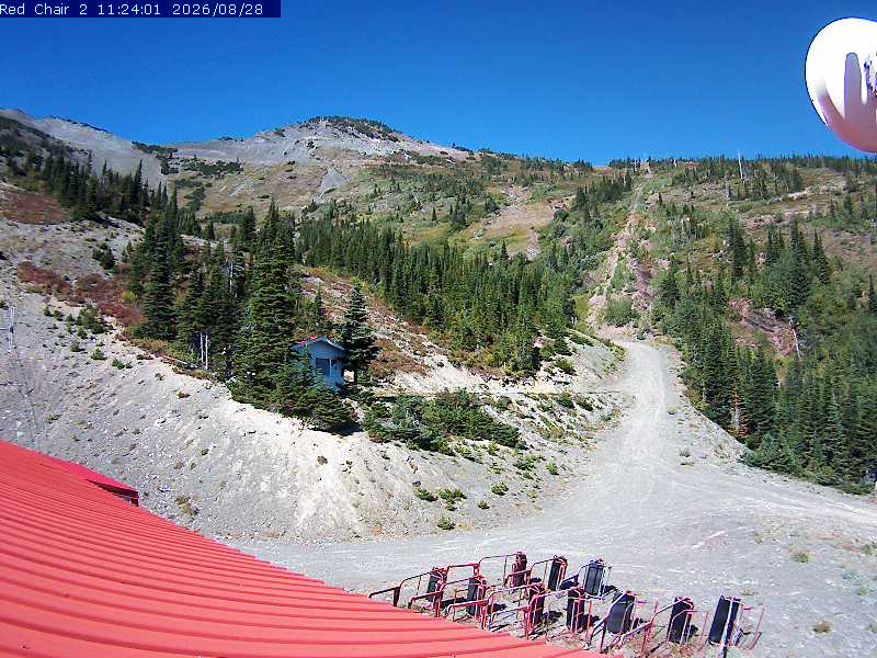 Webcam Castle Mountain: Red Chair Lift 2