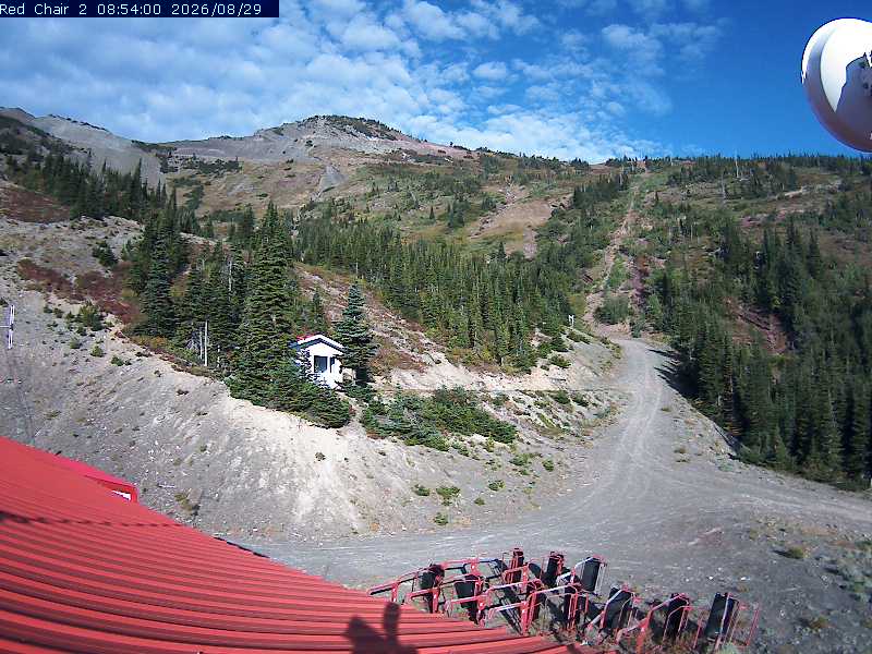 Webcam Castle Mountain: Red Chair Lift 2
