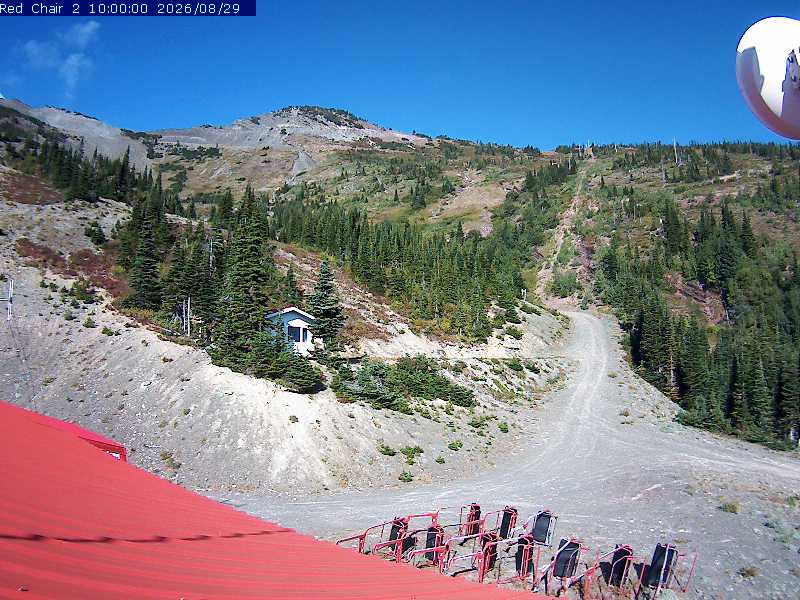 Webcam Castle Mountain: Red Chair Lift 2