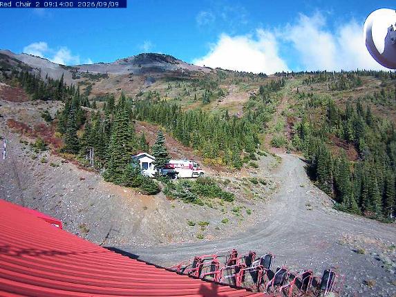 Webcam Castle Mountain: Red Chair Lift 2