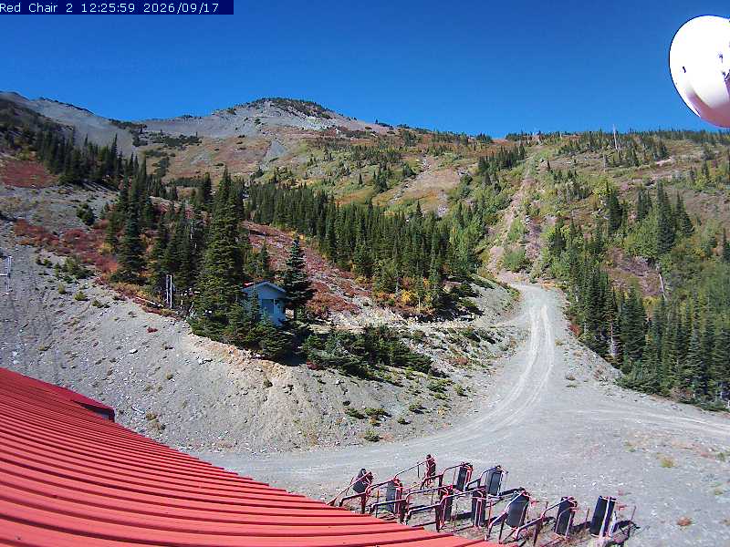 Webcam Castle Mountain: Red Chair Lift 2