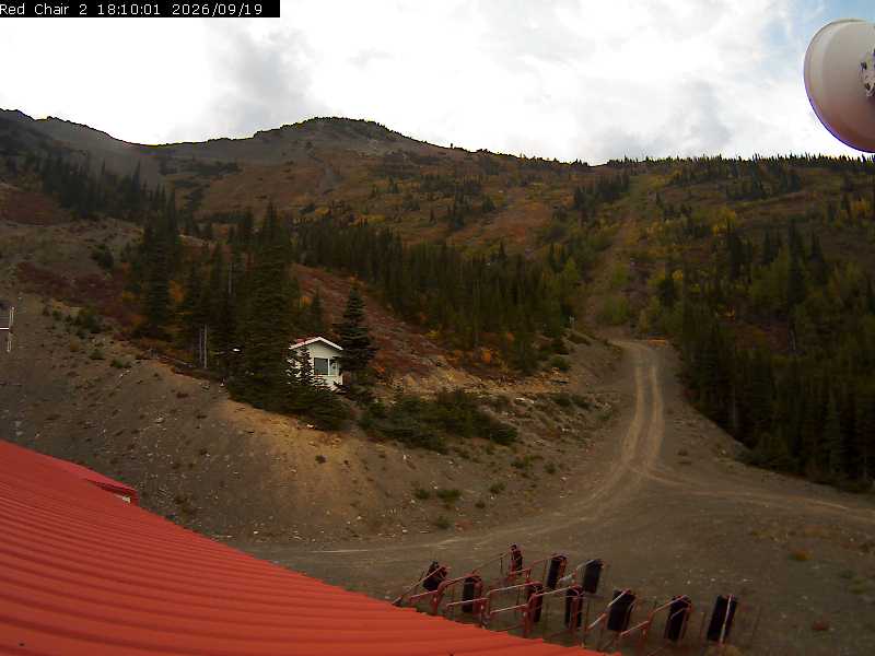Webcam Castle Mountain: Red Chair Lift 2