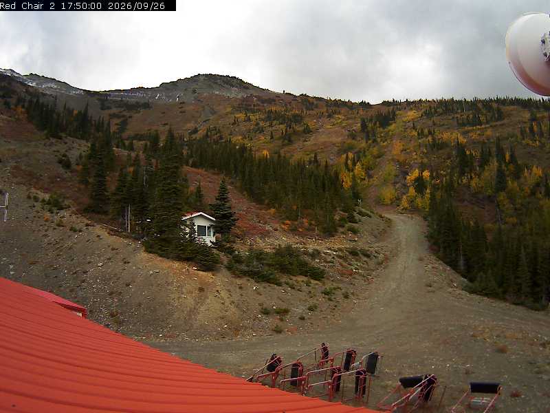 Webcam Castle Mountain: Red Chair Lift 2