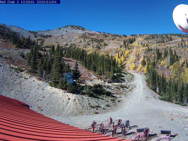 Webcam Castle Mountain: Red Chair Lift 2