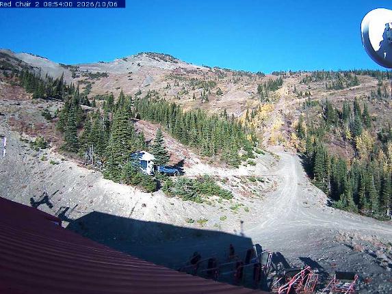 Webcam Castle Mountain: Red Chair Lift 2