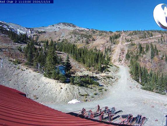 Webcam Castle Mountain: Red Chair Lift 2