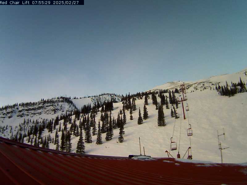 Webcam Castle Mountain: Red Chair Lift