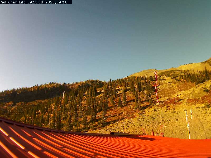 Webcam Castle Mountain: Red Chair Lift