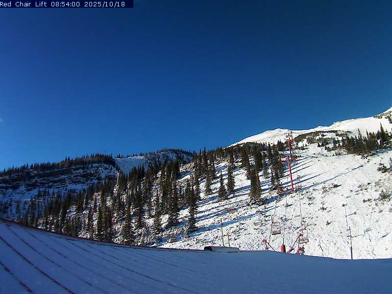 Webcam Castle Mountain: Red Chair Lift
