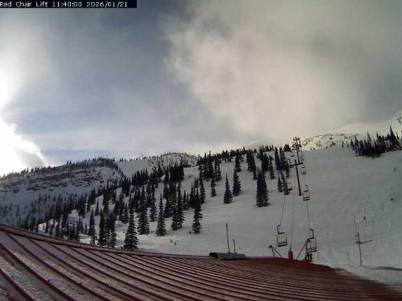 Webcam Castle Mountain: Red Chair Lift
