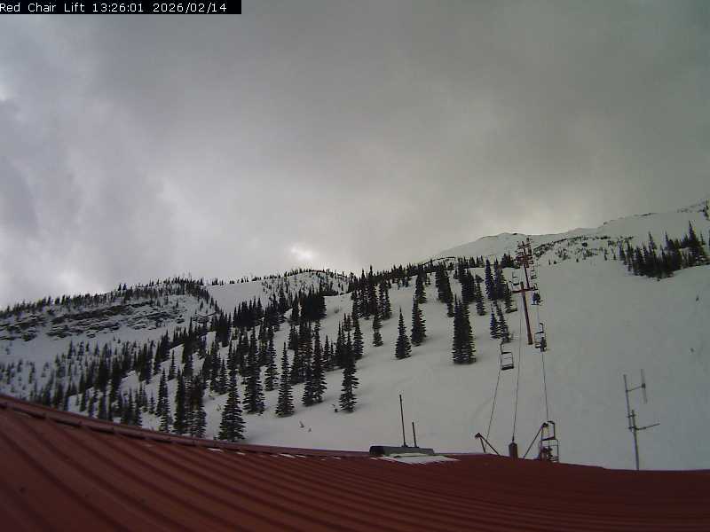 Webcam Castle Mountain: Red Chair Lift