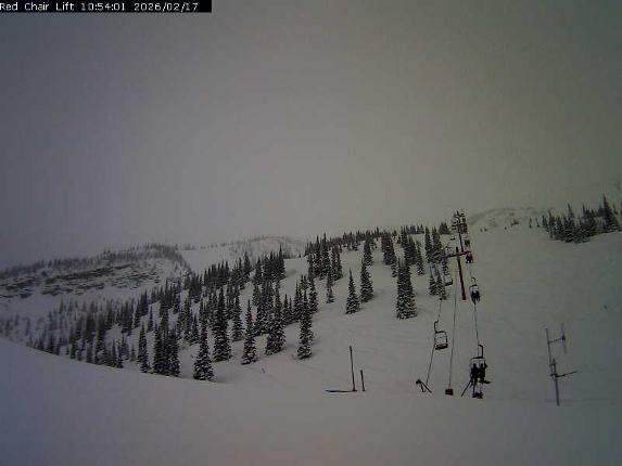 Webcam Castle Mountain: Red Chair Lift