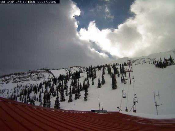 Webcam Castle Mountain: Red Chair Lift