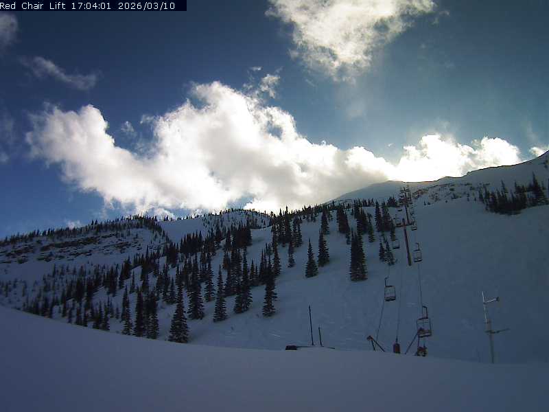 Webcam Castle Mountain: Red Chair Lift
