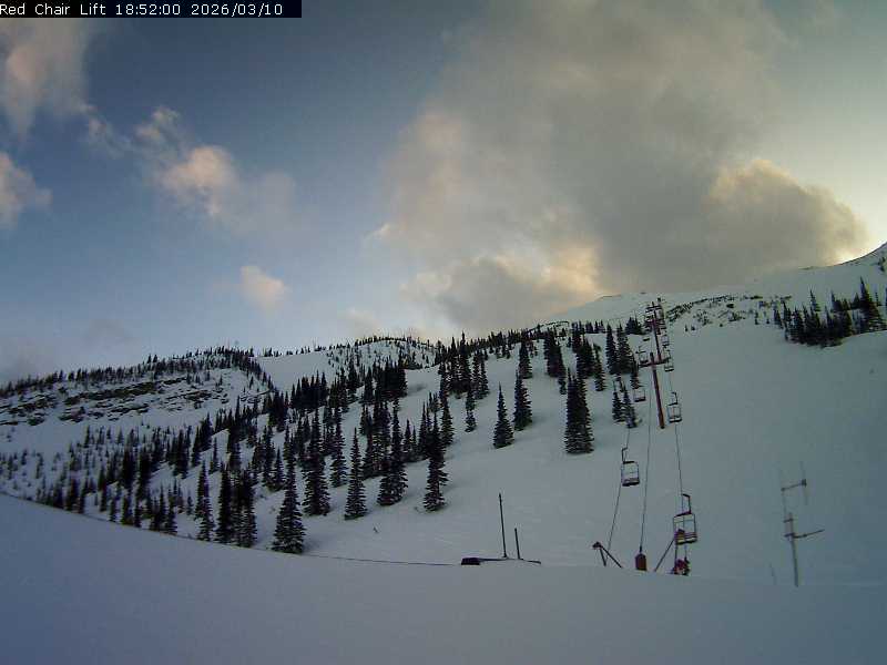 Webcam Castle Mountain: Red Chair Lift