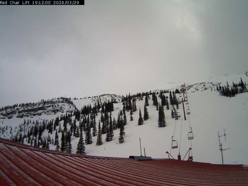 Webcam Castle Mountain: Red Chair Lift