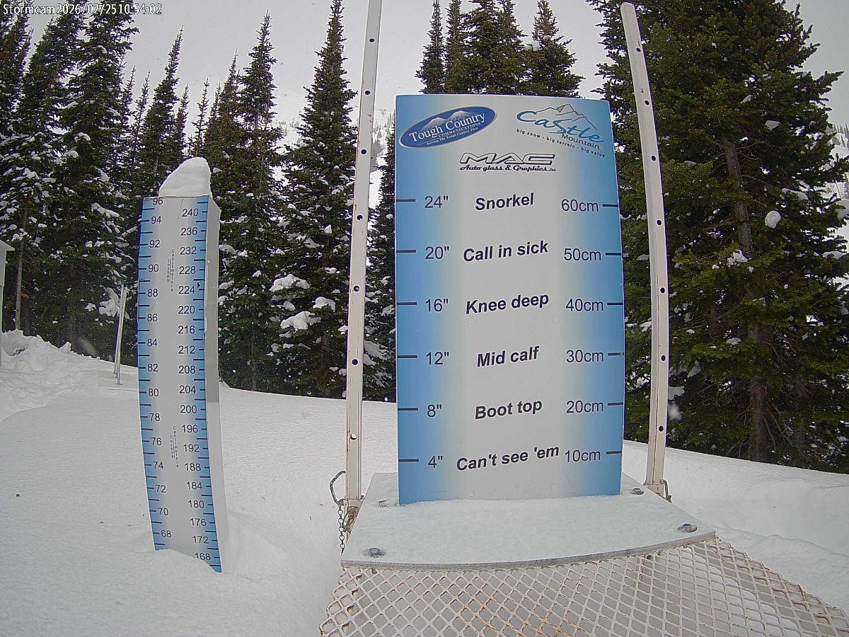 Webcam Castle Mountain: Storm Cam