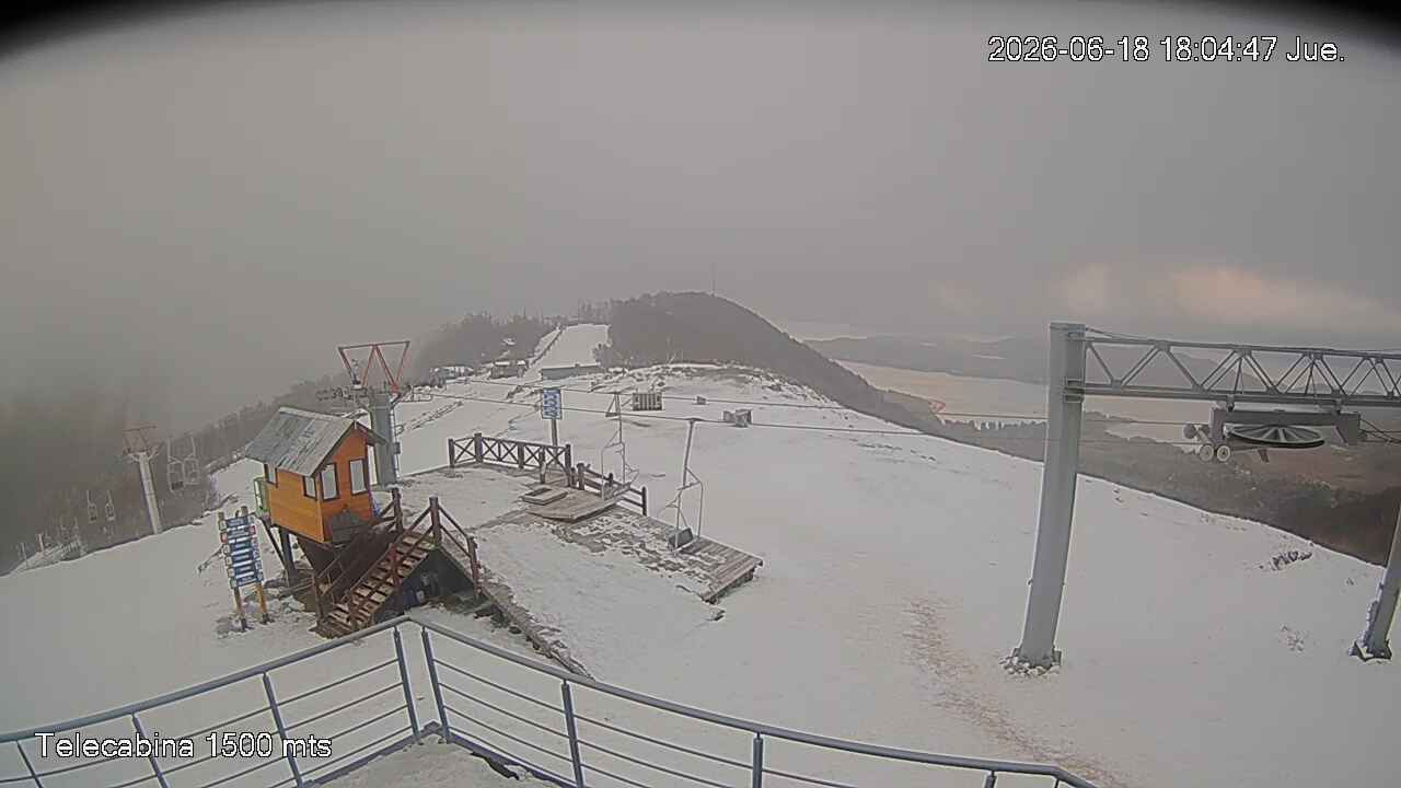 Webcam Cerro Bayo: Telecabina 1500