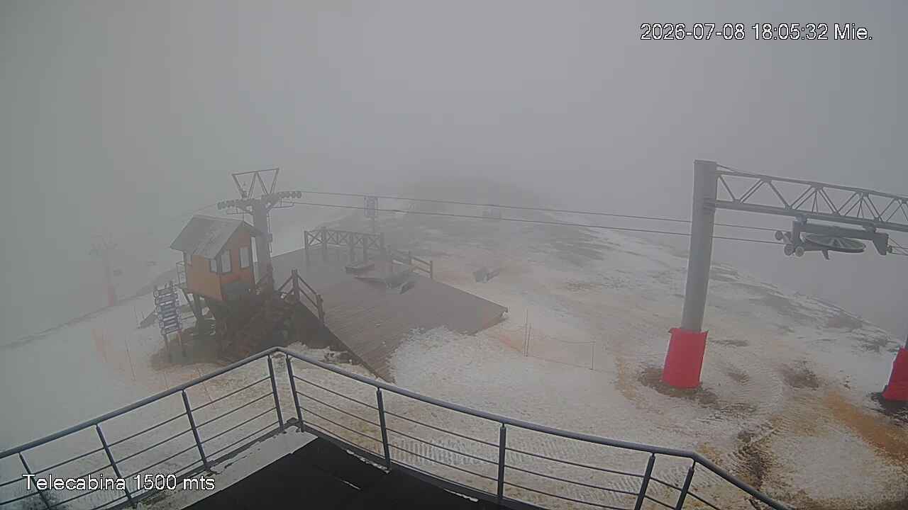 Webcam Cerro Bayo: Telecabina 1500