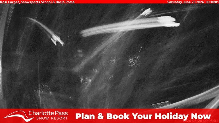 Webcam Charlotte Pass: Kosi carpet