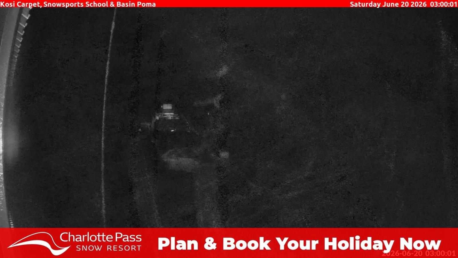 Webcam Charlotte Pass: Kosi carpet
